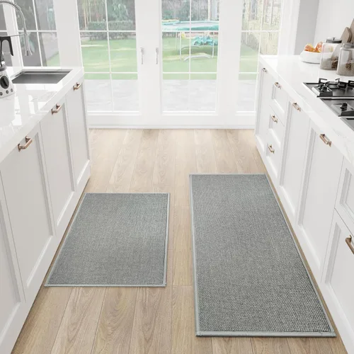 Vista 38 de SUMLANS Tapete de Cocina 1 PCS, Alfombras Acolchadas Antideslizantes para Piso de Cocina, Tapete Corredor Absorbente de Comodidad para Estar de Pie