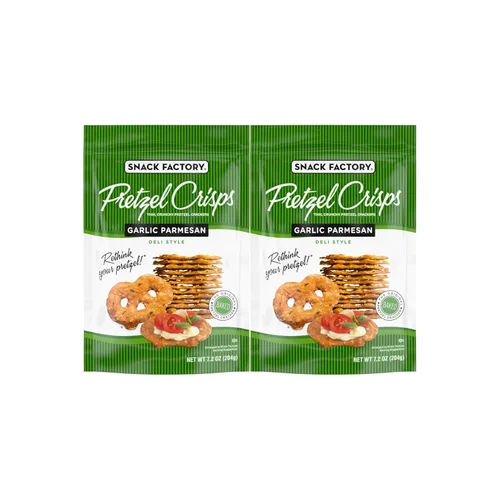Vista 14 de Snack Factory Pretzel Crisps Galletas de pretzel de brioche, bolsa de 7.2 onzas