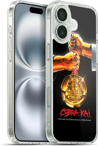 Vista 84 de Head Case Designs Funda de gel suave con licencia oficial de Cobra Kai Gold Medal Graphics compatible con Apple iPhone 7 Plus/iPhone 8 Plus