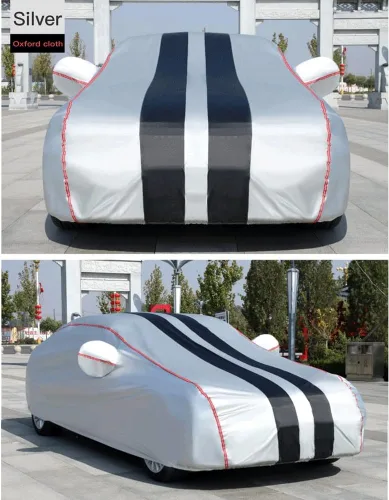 Vista 2 de Funda impermeable para auto para Opel Zafira Tourer C MPV, fundas de automóvil impermeables, transpirables, grandes, a prueba de polvo, anti-UV, D2