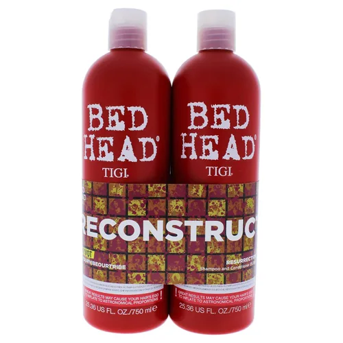 TIGI Bed Head Urban Antidotes - Kit de resurrección unisex de 25.36 onzas, acondicionador de 25.36 onzas, kit de 2 piezas
