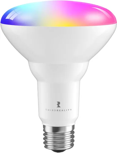 THIRDREALITY Bombilla de color inteligente ZB3, requiere hub Zigbee, 650 lúmenes, luz inundante BR30/E26, RGB color completo, certificada ETL/FCC,