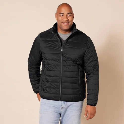Vista 6 de Amazon Essentials Chaqueta acolchada ligera y resistente al agua para hombre (disponible en tallas grandes y altas)