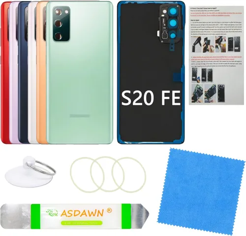 Vista 78 de Estuche de panel de vidrio trasero de repuesto para Galaxy S8 con manual de instalación + lente de cámara preinstalada + todo el adhesivo + kit