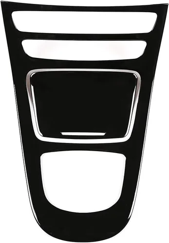 Vista 3 de YIWANG Adhesivo de plástico ABS para consola central de engranajes para Mercedes Benz Clase E W213 2021 Accesorios interiores de automóvil (negro)