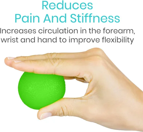 Vista 15 de Vive Squeeze Balls for Hand Therapy, Exercise, Arthritis (w/Rehab Video App) - Grip Strengthener Occupational Equipment for Finger, Wrist, Carpal