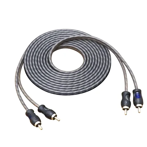 Vista 10 de RECOIL RCI417 100% cobre libre de oxígeno 17 pies 4 canales RCA cable de audio trenzado par con reducción de ruido, altavoz