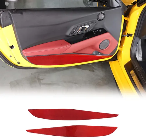 Vista 7 de Cubierta de fibra de carbono suave para puerta de automóvil antipatadas, ajuste para Toyot@ Supra GR A90 A91 MK5 2019-2025, accesorios de protección
