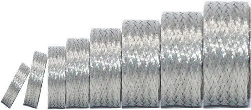 Funda de blindaje de cable trenzado de cobre estañado, revestimiento de telar de alambre de metal, protector EMI RFI ESD, malla de conexión a tierra