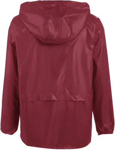 Vista 3 de COOFANDY - Chaqueta impermeable plegable para hombre, diseño con capucha, ligero y clásico, para ciclismo