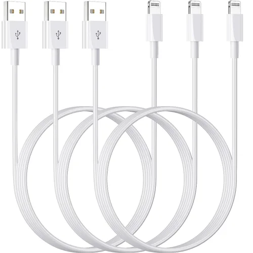Vista 10 de Cable Apple USB C a Lightning Cable 3FT 2Pack Apple MFi Certificado Cargador iPhone Tipo C Cable de Carga Rápida para iPhones 14 13 12 11 X SE Pro