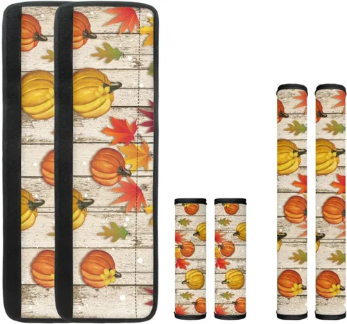 Vista 11 de DISNIMO Juego de 6 fundas navideñas para manija de puerta de refrigerador, decoración de cocina, de Papá Noel, fundas para manijas