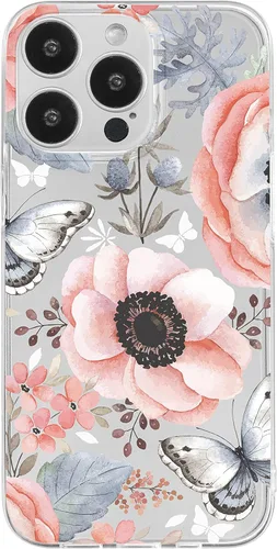 Vista 10 de Blingy's Funda compatible con iPhone 13 Pro Max (6.7 pulgadas), bonito diseño de otoño con patrón de calabaza y hojas de otoño, funda protectora