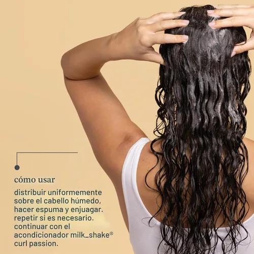 Vista 5 de milk_shake Curl Passion - Champú para cabello rizado SLES Free Shampoo para cabello rizado, 10.1 oz
