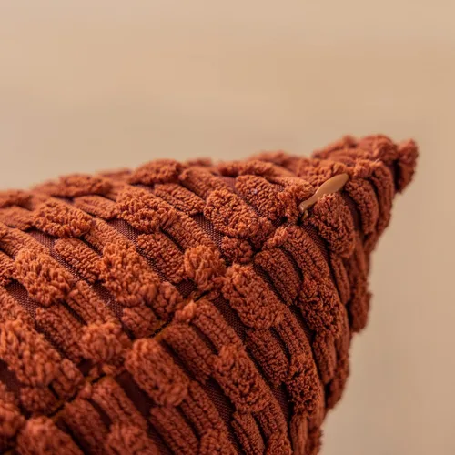 Vista 95 de Kevin Textile - Juego de 2 fundas de almohada decorativas de pana suave, estilo bohemio, a rayas, decoración del hogar para sofá, cama, sofá y sala