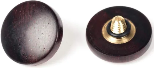 Vista 8 de VKO Botón de liberación de obturador suave de madera, botón delicado de obturador de cámara de 12 mm de superficie cóncava, negro