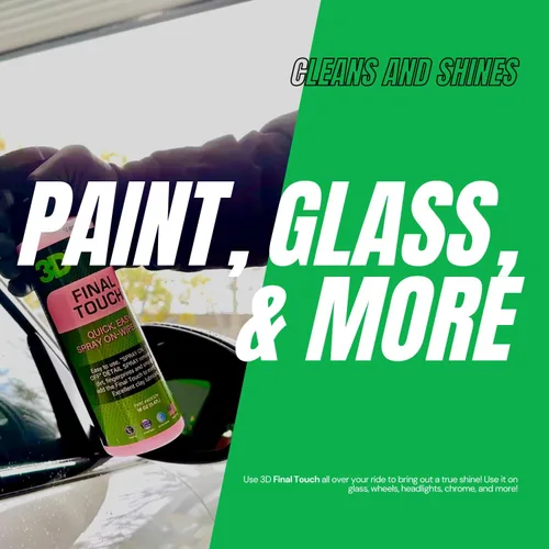 Vista 5 de 3D Final Touch Spray de Detalle Rápido - Fácil de Aplicar con Spray y Limpiar, Brillo de Sala de Exposición 16 oz.