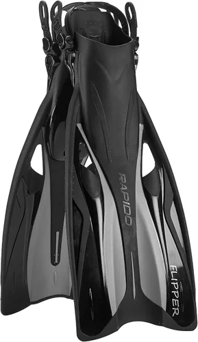 Vista 4 de Rapido Boutique Collection Clareza - Juego de máscara de lente de vidrio templado con tres ventanas, con bolsa de transporte