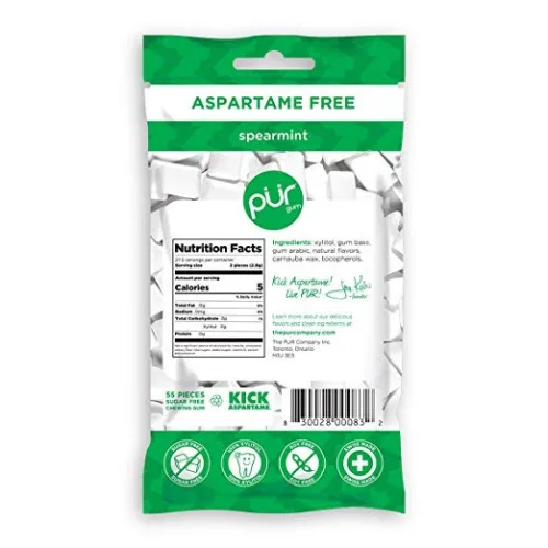 Vista 2 de Pur Goma de menta verde 55 piezas, paquete de 12