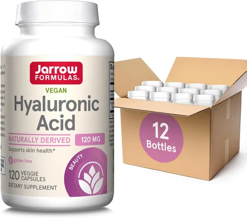 Vista 12 de ácido hialurónico de Jarrow Formulas, HYAL, 1, 1