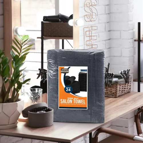 Vista 7 de Utopia Towels Toallas de algodón a prueba de blanqueador (16 x 27 pulgadas) Toalla de mano de gimnasio segura con blanqueador