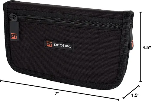Vista 9 de Protec Trompeta/Pequeña Latón Múltiple (4 piezas) Boquilla de Nylon Bolsa con Cierre de Cremallera Modelo A221ZIP