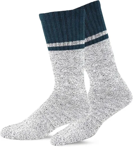 Vista 6 de Calcetines térmicos de invierno de algodón reciclado, respetuosos con el medio ambiente, para mujeres y hombres