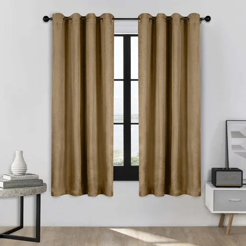 Vista 59 de Superior Linen Semi Blackout Curtains, Room Darkening, Bedroom, Drapes, Kitchen, Living Room Window Accents, Sun Blocking, Grommet Header, Classic