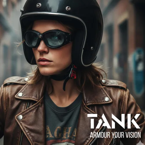 Vista 6 de Bikershades Gafas de seguridad para motocicleta con acolchado de espuma para hombres y mujeres, gran cobertura con funda de microfibra grande