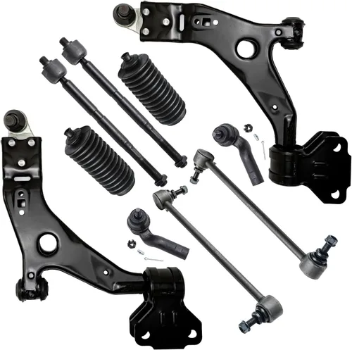 Vista 35 de Detroit Axle - Kit de suspensión de 10 piezas para Nissan Frontier Xterra Pathfinder 2005-2012, 4 brazos de control superiores inferiores