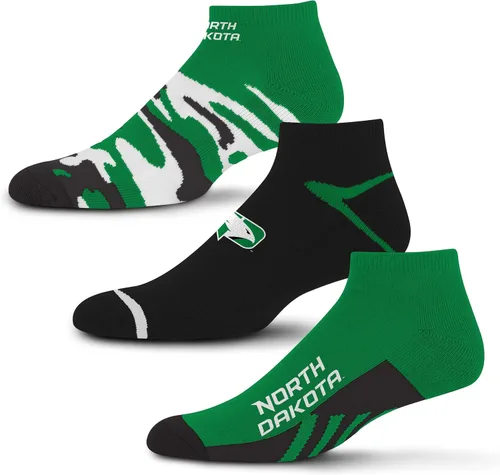 Vista 11 de For Bare Feet Paquete de 3 calcetines tobilleros unisex para adultos de la NCAA Camo Boom