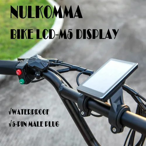 Vista 8 de TZ5 LCD-M5 Medidor de pantalla LCD de bicicleta eléctrica Conector impermeable de 5 pines 24V-60V Universal Ebike Pantalla Panel de control E-Bike