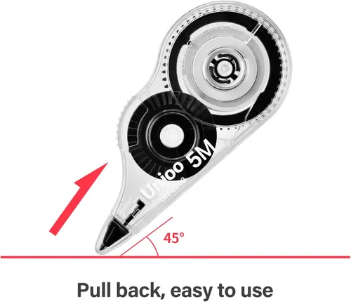 Vista 5 de Cinta Correctora Blanca, Aplicador Fácil de Usar para Correcciones Instantáneas de Escrituras Incorrectas en Cualquier Momento, Para la Escuela