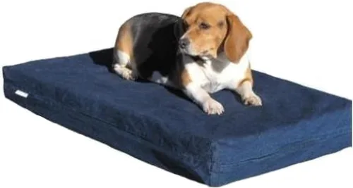 Vista 16 de Dogbed4less Cama ortopédica para perros con espuma viscoelástica para mascotas medianas y grandes, forro impermeable con cubierta externa de nailon