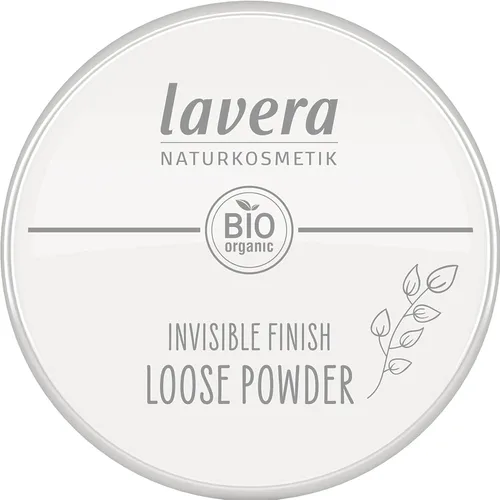 lavera Polvo suelto con acabado invisible, polvo fijador de larga duración, establece maquillaje y proporciona un acabado mate, polvo facial