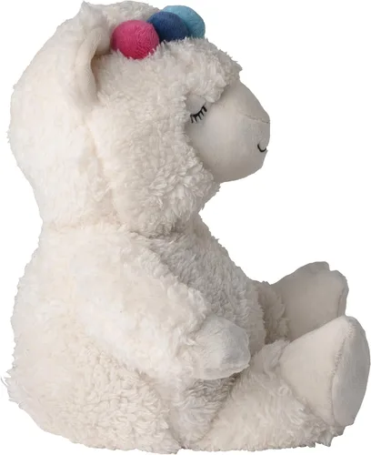 Vista 3 de Warmies® Cojín Calentador/Peluche Alpaca Mijo Lavanda Relleno 13.8 in 26.46 oz