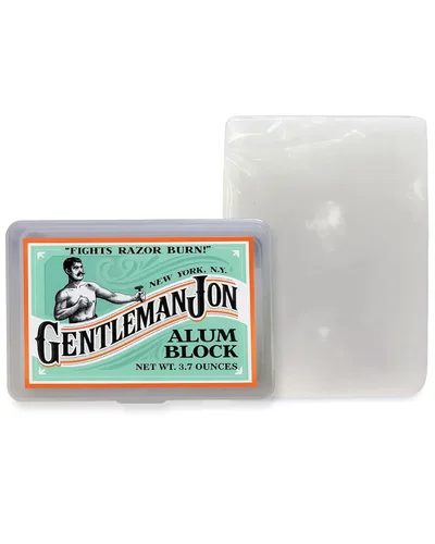 Bloque de alumbre en funda de plástico (3.7 onzas), de Gentlemen Jon