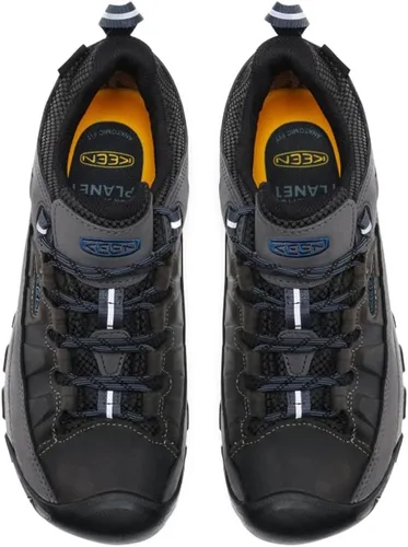 Vista 2 de KEEN Targhee 3 - Tenis de senderismo impermeables para hombre, negro, 14
