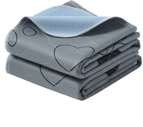 Vista 10 de Feandrea Almohadilla lavable para orina de perro, paquete de 2, reutilizable, 24 x 18 pulgadas, S, impermeable para entrenamiento de mascotas, a