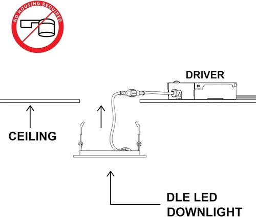 Vista 12 de NICOR Lighting DLE621202KRDWH - Kit de iluminación empotrada, color blanco, 6 pulgadas