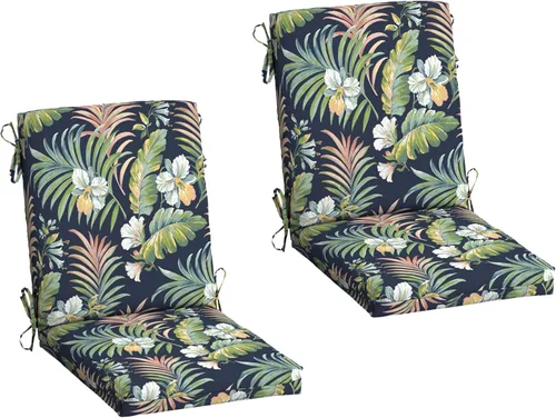 Vista 67 de Arden - Cojín para silla de comedor al aire libre, 20 x 20 pulgadas, resistente a la lluvia y a la decoloración, Salome Tropical