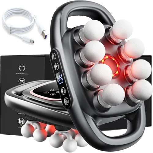 Vista 10 de Morgela - Masajeador de tejido profundo, pistola de masaje de 16 cabezas de tejido profundo con 30 intensidades ajustables y 9 modos, herramienta