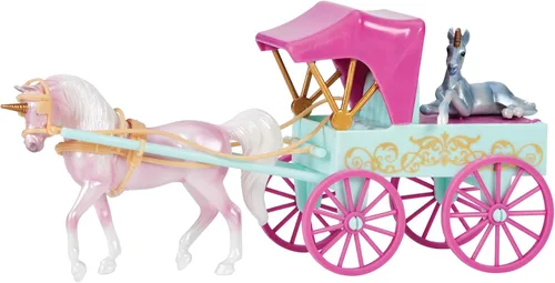 Vista 2 de Breyer Horses Stablemates Series Carrozas mágicas de unicornio y potro B-SM-10666