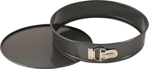 Vista 3 de WINCO Molde desmontable con fondo desmontable, 12 pulgadas, acero aluminizado, negro