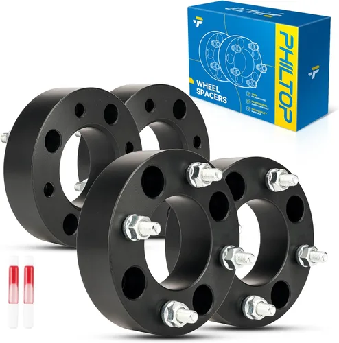 Vista 60 de PHILTOP Espaciador de rueda de 4 x 4, espaciadores de rueda de 1 pulgada para Polaris Trail Boss 330 2003-2013, Trail Blazer 250 1990-2006, Trail