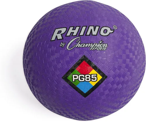 Vista 14 de Champion Sports Playground Balls – Durable Nylon-Wound Balls for Kickball, Gym & Indoor/Outdoor Play, Multiple Sizes