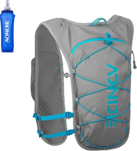 Vista 10 de AONIJIE 5L Lightweight Cross-Country Backpack Outdoor Hydration Backpack Hiking Vest Bag Marathon Running Cycling Sport Bag