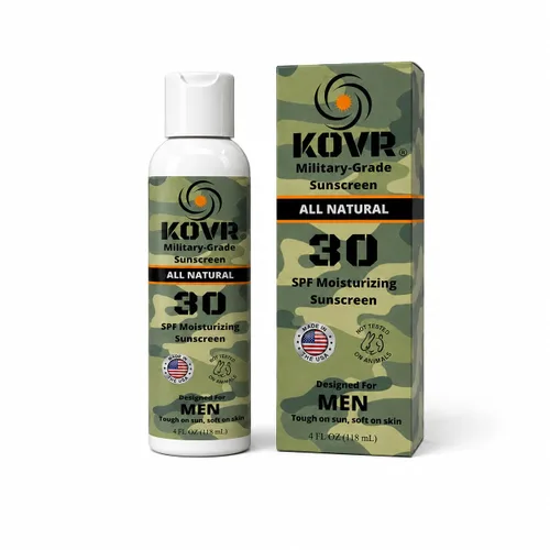 Vista 2 de Kovr Reef Safe Protector solar mineral SPF 30 con óxido de zinc, sin perfume, 4 onzas líquidas