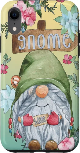 Vista 25 de Funny Gnome Home Graphic for Women and Garden Mom Spring Case for iPhone 17