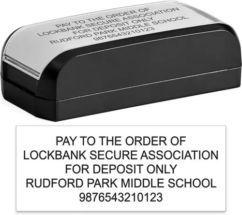 Vista 15 de MaxMark Sello de firma personalizado: sello de bolsillo preentintado de tamaño pequeño personalizado con tu firma